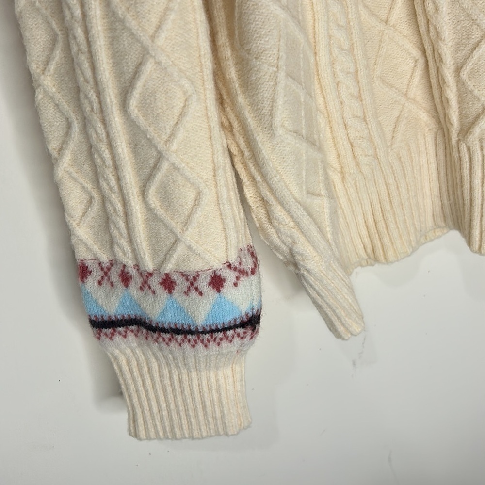 NWOT LOVE + HARMONY Fair Isle Cozy Cardigan Size Medium - Picture 10 of 14